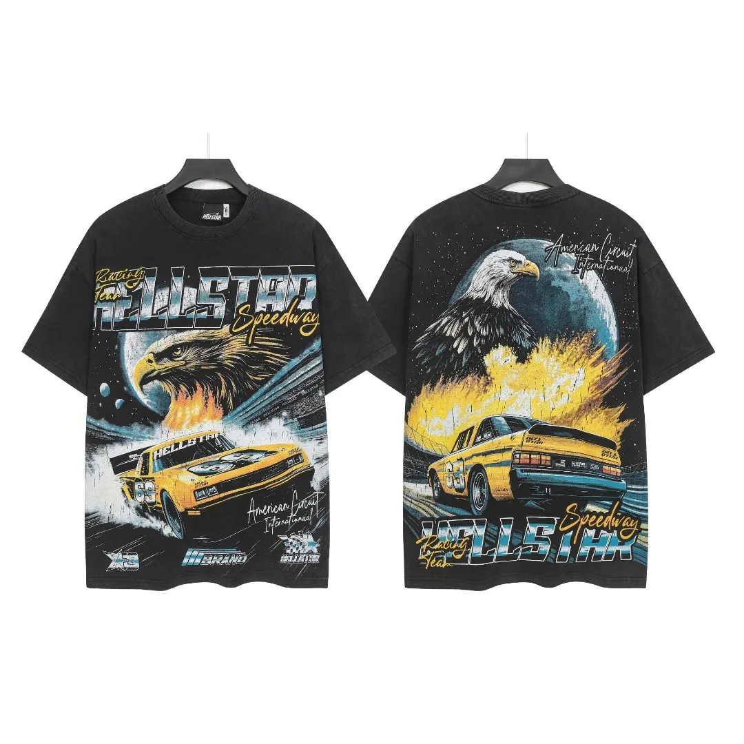 965# Black/ ｜P62 In Stock Hellstar T （fabric):32 250 Sizes（size）：S-M- L- X L （colour）： Black/